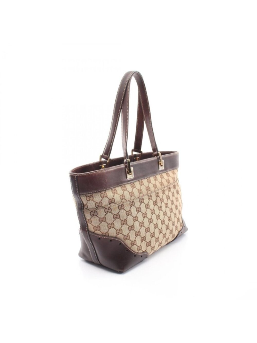 Gucci Tote GG Canvas Beige Brown - Picture 2 of 12